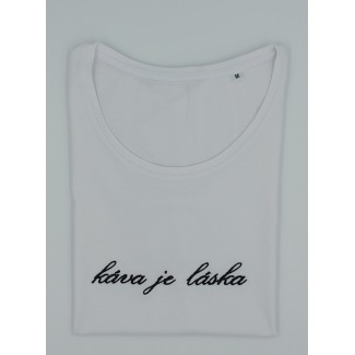 Tričko káva je láska