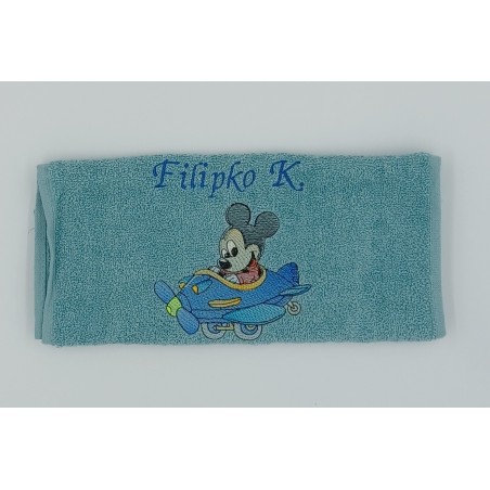 Detský uterák Mickey na lietadle