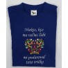 Tričko s folklórnym srdcom