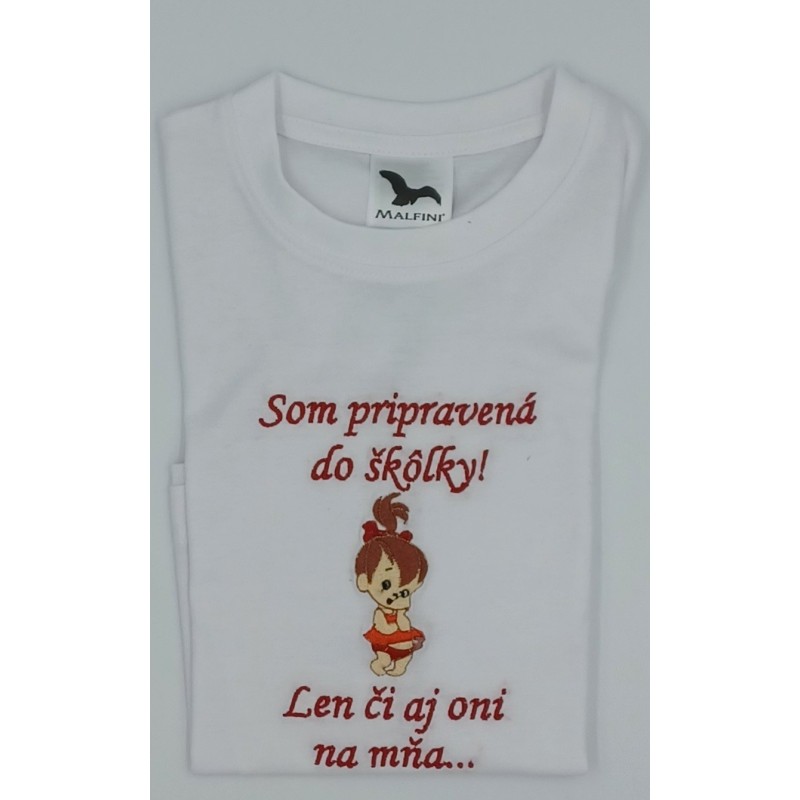 Tričko pripravená do škôlky
