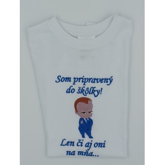 Tričko pripravený do škôlky