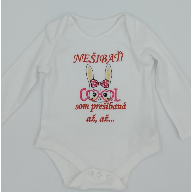 Veľkonočný detský vyšívaný textil zajačik COOL