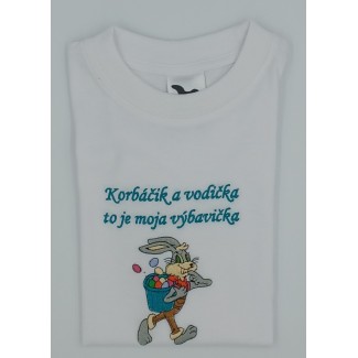 Veľkonočný detský vyšívaný textil zajko