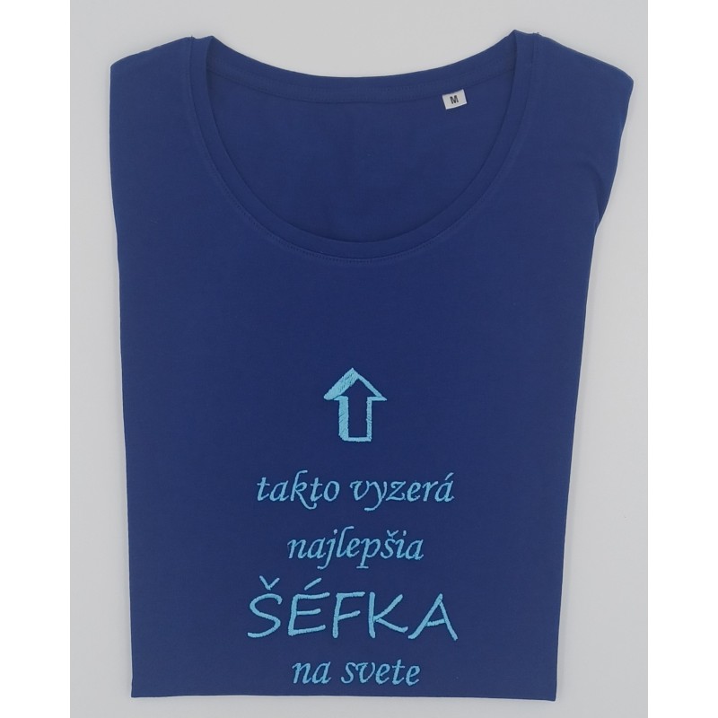 Vyšívané tričko so šípkou