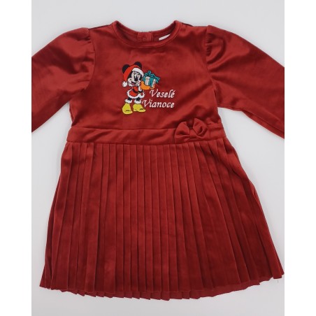 Detské vyšívané šaty Minnie