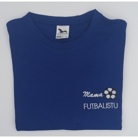 Vyšívané tričko pre mamu futbalistu - obojstranné
