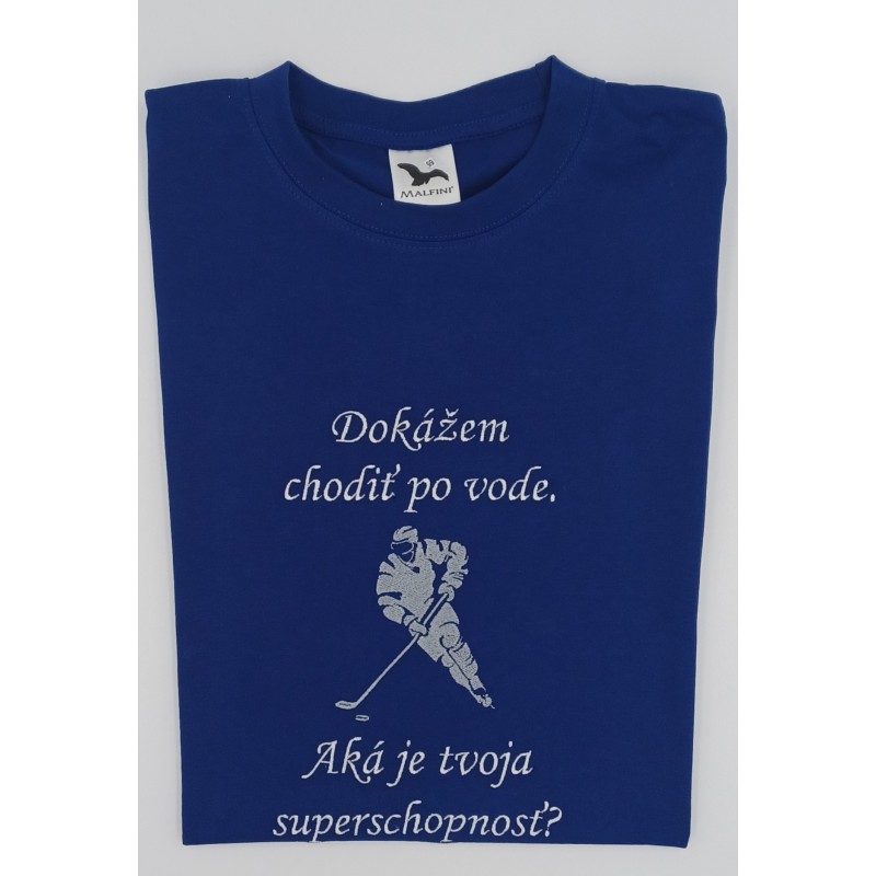 Vyšívané tričko pre hokejistu