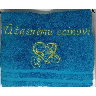 Osuška so srdcom a s venovaním