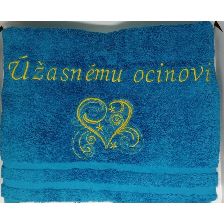 Osuška so srdcom a s venovaním