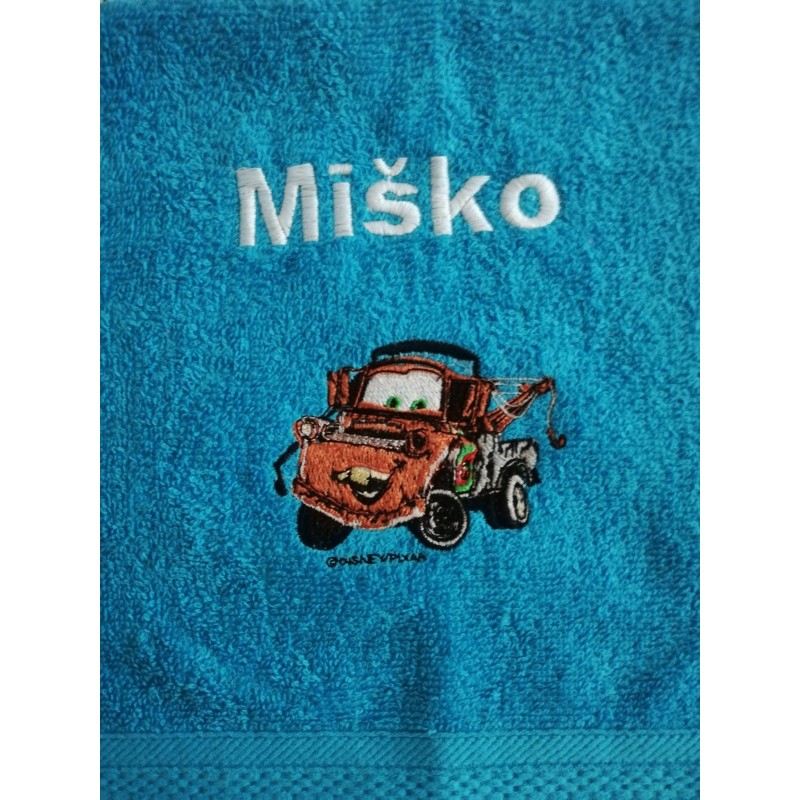 Detský uterák auto