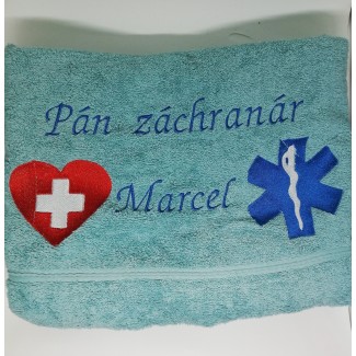 Osuška s motívom záchranár