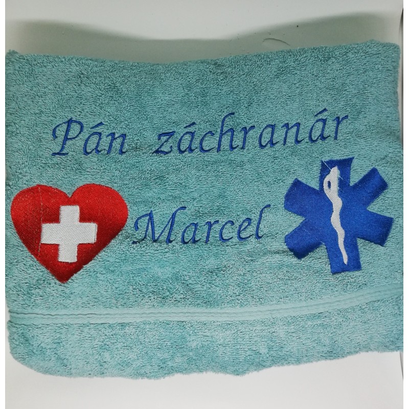 Osuška s motívom záchranár