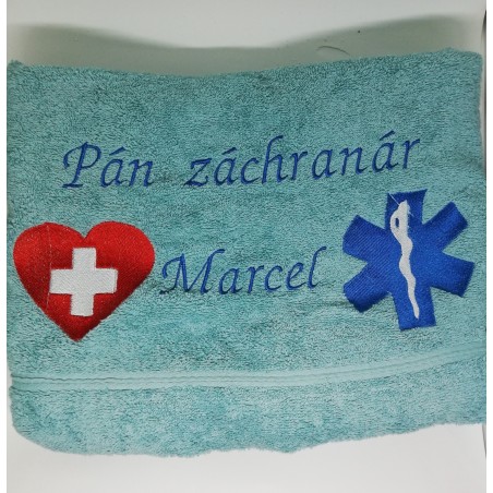 Osuška s motívom záchranár