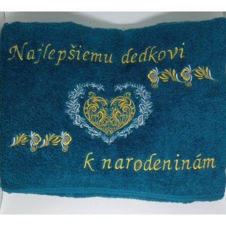 Osuška so srdcom a s venovaním