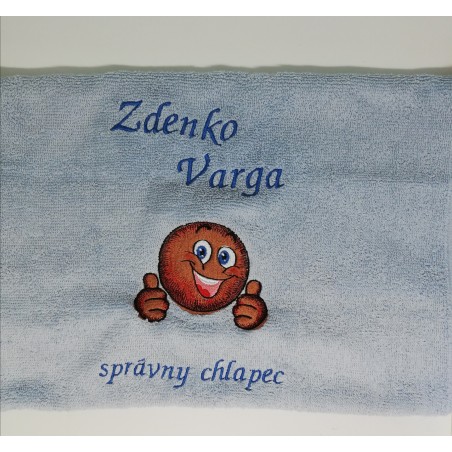 Uterák so smajlíkom a s menom