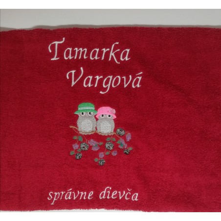 Uterák so sovičkami a s menom