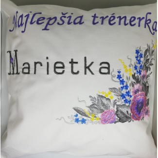 Vankúš s menom