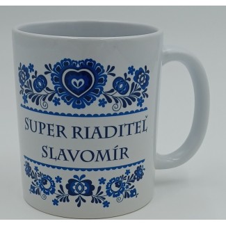 Hrnček s folk vzorom p. riaditeľovi