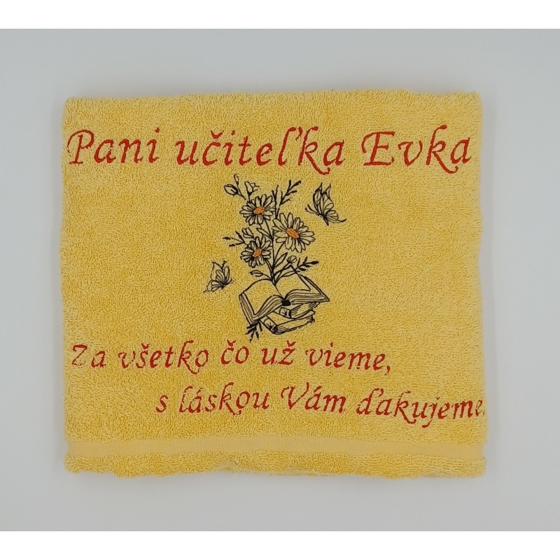 Osuška s motívom knihy