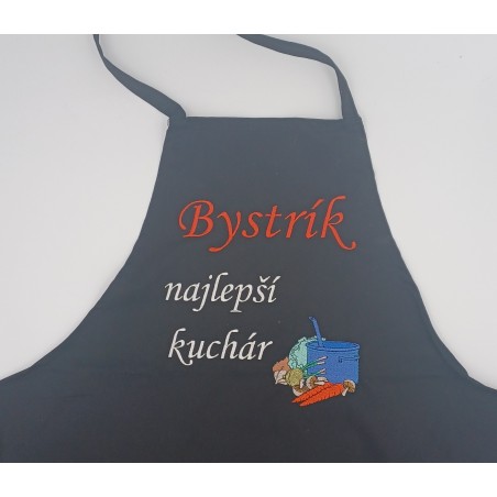 Vyšívaná zástera s hrncom